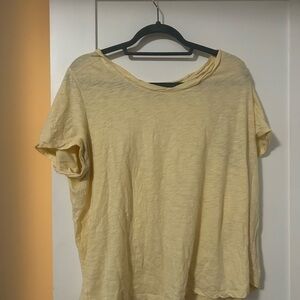 GAP Yellow Short Sleeve T-Shirt Size XL